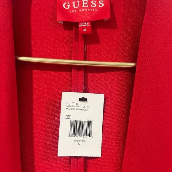 Guess NWT! Factory Mia Dragon Red
Oversized Blazer Size - Picture 5 of 12